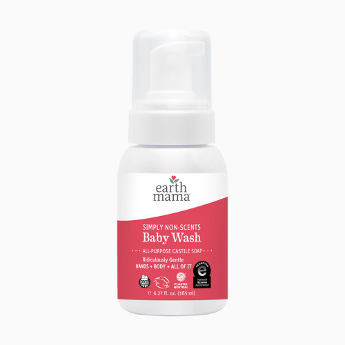 Earth Mama Baby Wash - Simply Non-Scents, 6.27 Fl Oz