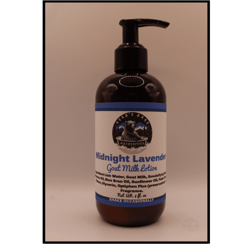 Goat Milk Lotion - Midnight Lavender — Herb's Bare Necessities