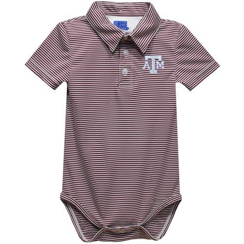 Vive La Fete Youth Texas A&M Aggies Maroon Infant Ted Stripe Polo Onesie | Dick's Sporting Goods