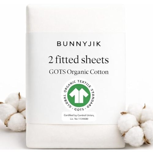 GOTS 100% Organic Bassinet Sheets - Luxurious Turkish Cotton for Halo, SNOO, Dream on Me Karley & Lacy, Delta Children and Simmons Kids City Sleeper Oval or Rectangle Bassinet Bed Pads or Mattresses