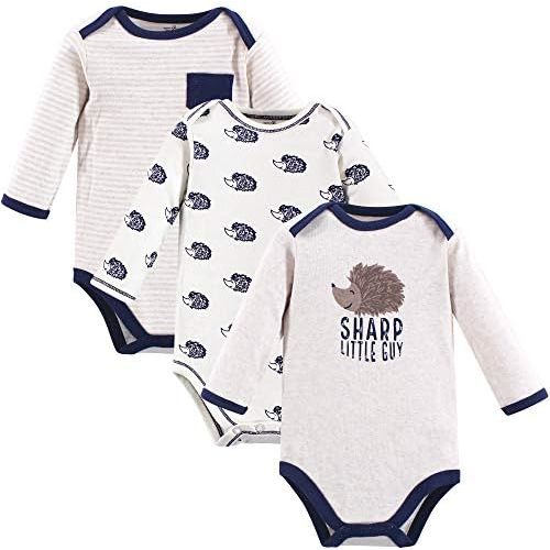 Touched by Nature Unisex Baby Organic Cotton Long-Sleeve Bodysuits