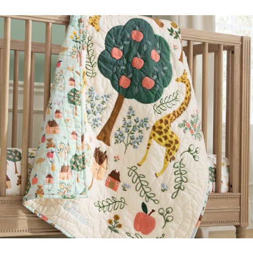Rifle Paper Co. Storybook Baby Quilt | Pottery Barn Kids