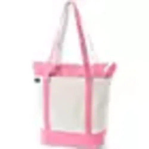 Medium 5 Pocket Open Top Canvas Tote Bag | Lands' End