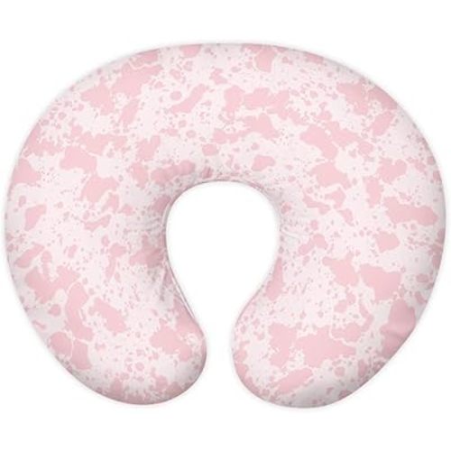 Cute Pink Cow Stripe Design Breastfeeding Pillow Cover Breastfeeding Nursing Pillow Slipcovers Super Soft Stretchy Replaceable Pillow Cover Slipcover