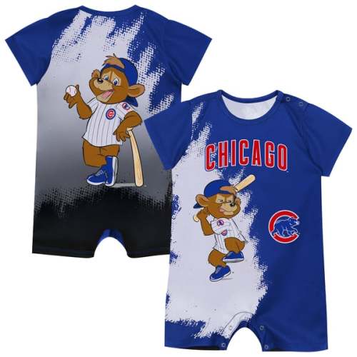 Newborn Chicago Cubs  Outerstuff Royal Baby Mascot Bodysuit