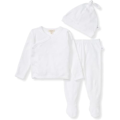 Burt's Bees Baby Take Me Home Set, 3-piece Top, Pant, and Hat Bundle