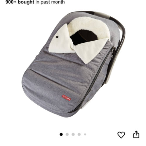 Skip Hop Winter Car Seat Cover, Stroll & Go, Heather Grey