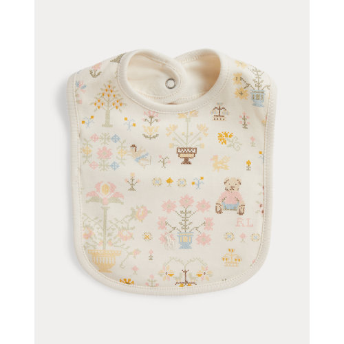 Polo Bear Cotton Interlock Bib for Baby Girls | Ralph Lauren