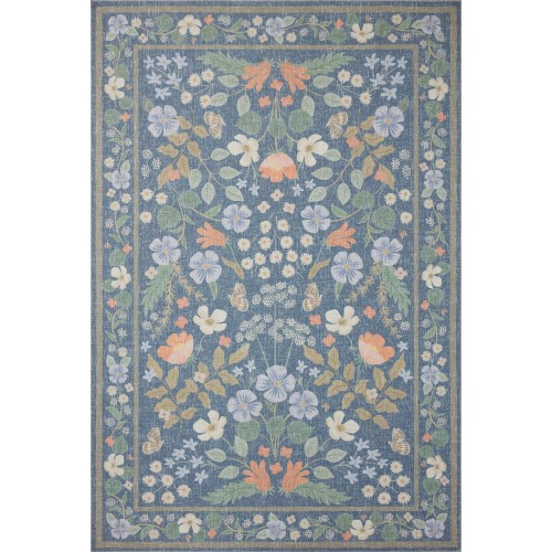 Rifle Paper Co. x Loloi Cotswolds Willow COT-03 Floral Area Rugs | Rugs Direct