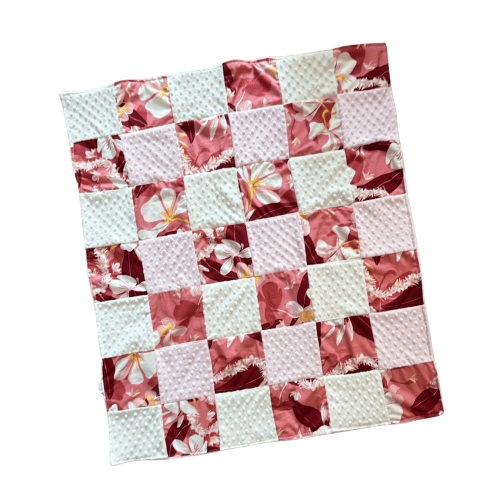 Aloha Quilt -red gardenia | Hi'ilani Hawaii