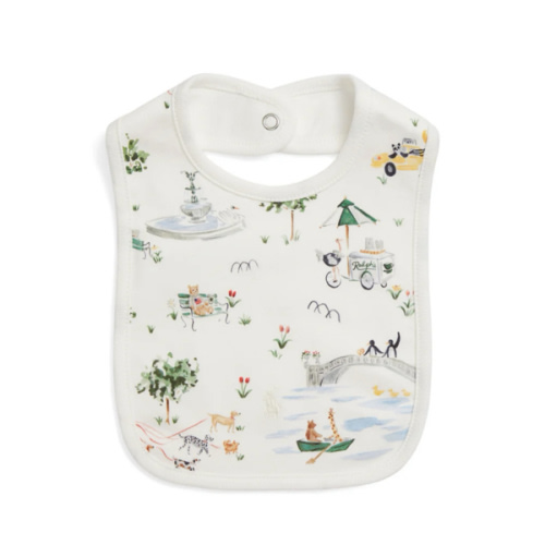 RL Baby x Riley Sheehey Saturday in The Park Bib | Over The Moon