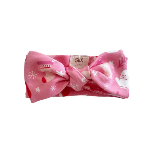 Reindeer Pink / Organic Bow – SpearmintLOVE