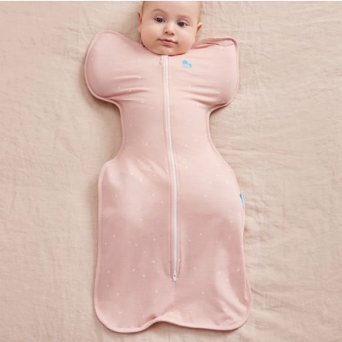 Swaddle Up™ 1.0 TOG Cotton Powder Pink Twinkle