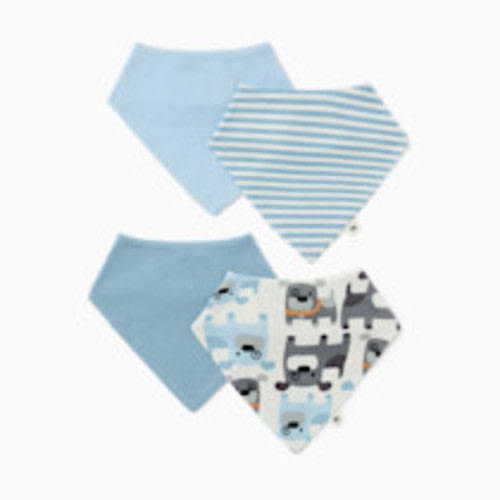 Small Story Organic Cotton Bandana Bib (4 Pack) - Dapper Dogs