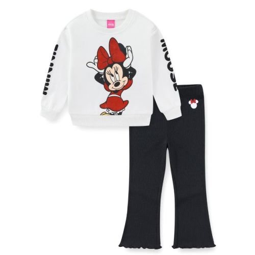 Disney Minnie Mouse Girls Sweatshirt and Flared Legging Pants Set for Infant