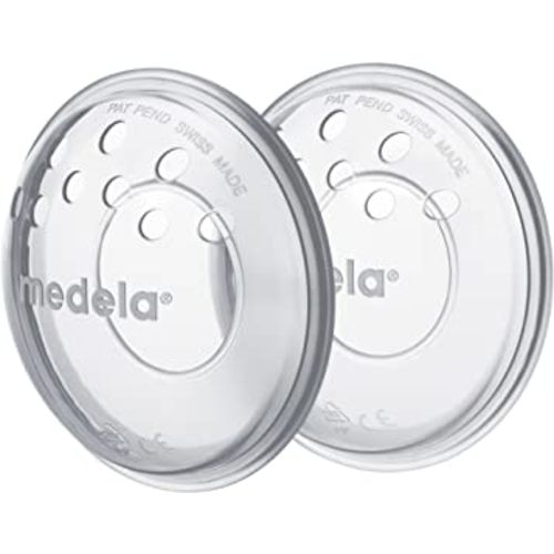 Medela SoftShells Breast Shells for Sore Nipples for Pumping or Breastfeeding, Discreet Breast Shells, Flexible and Easy to Wear, Made Without BPA