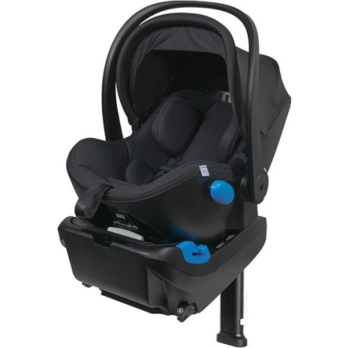 Clek Liing Infant Car Seat with Adjustable Load Leg, Compact, Lightweight Design, 7 Recline Positions, Easy-to-Use Rigid Latch, and Flame Retardant-Free (Mammoth Ziip)