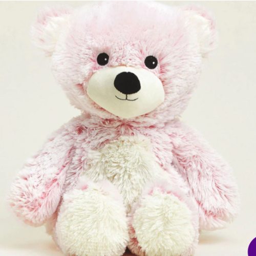 Pink Marshmallow Bear Warmies | Microwavable Pink Marshmallow Bear Warmies Stuffed Animal | Warmies USA