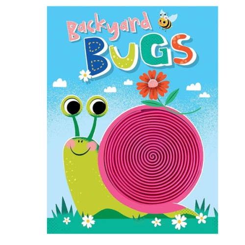 Backyard Bugs - Touch and Feel Board Book - Sensory Board Book (Touch & Feel Sensory Board Books for Baby & Toddler Time)