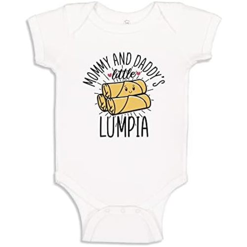 Mommy and Daddy's Little Lumpia Baby Bodysuit One Piece or Toddler T-Shirt Gift for Filipino Mom and Dad