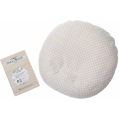 Newborn Lounger Cover, Organic Cotton & Water Resistant - fits Boppy Lounger Pillow | Protective, Removable, Breathable, Waterproof Slipcover for Boppy Newborn Lounger (boy and Girl)