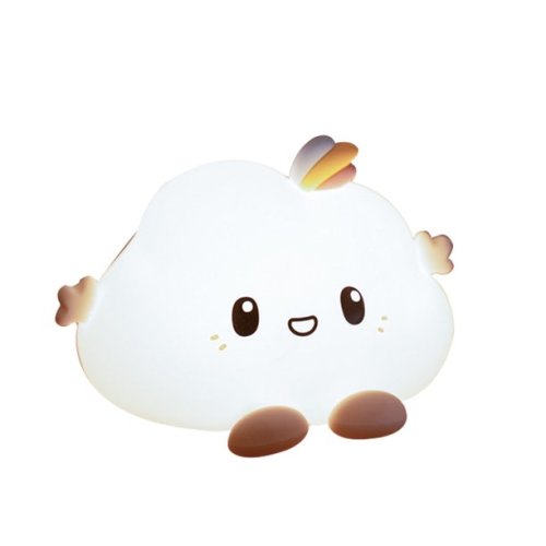 Kids Night Light Clouds Cute Silicone Baby Night Light with Touching Sensor Rechargeable Color Changing for Children New