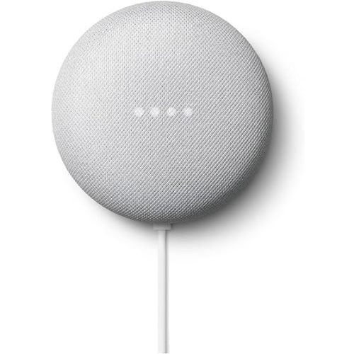 Google Nest Mini 2nd Gen - Bluetooth Speaker with English and Muliti Language Compatibility for Use Anywhere (Light Gray)