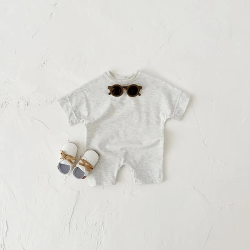 Baby Solid Color Causal Romper