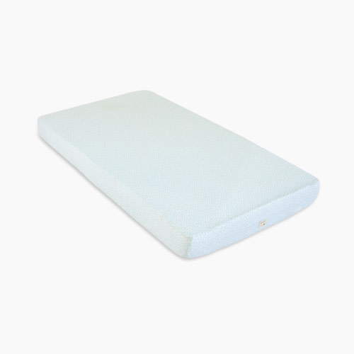 Burt's Bees Baby Organic Cotton Jersey Fitted Crib Sheet - Leafy Plants, 1