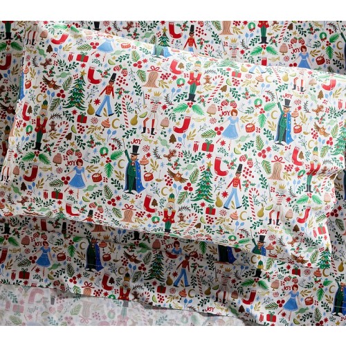 Rifle Paper Co. Nutcracker Organic Sheet Set