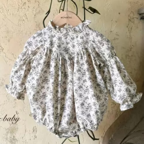 Floral Cotton Romper