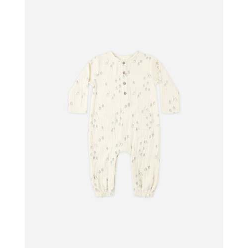 Long Sleeve Woven Jumpsuit || Woods – Rylee + Cru