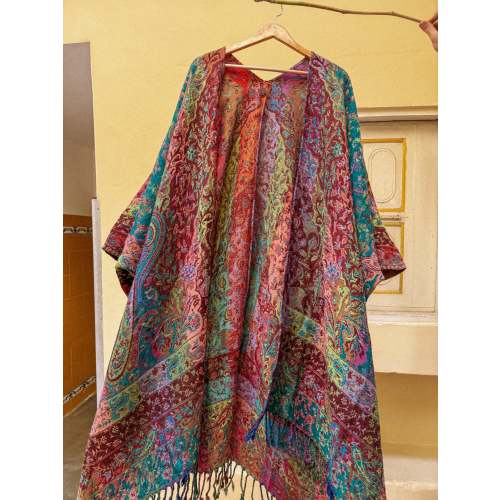 Abundancy Wool Reversible Kimono Jacket
