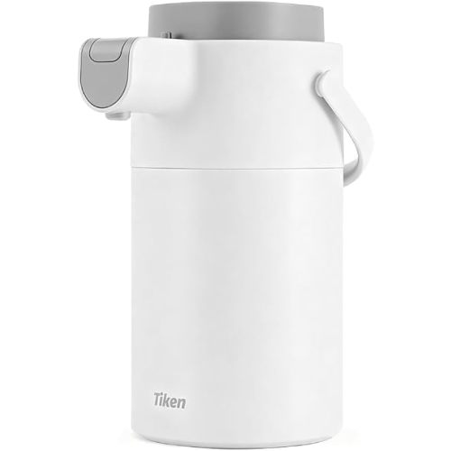 Tiken Airpot Coffee Dispenser with Pump - 102oz/3L Thermal Coffee Carafes for Hot Beverage - Stainless Steel Insulated Coffee Thermos Carafe