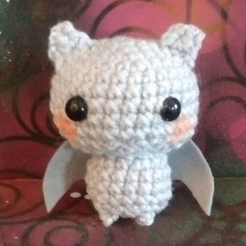 Baby Bat Amigurumi Fat Head Doll Plushies Bats About You - Etsy