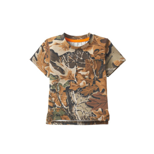 Little Bipsy Kid's Camo Short Sleeve Crewneck T-Shirt | Realtree Advantage Classic