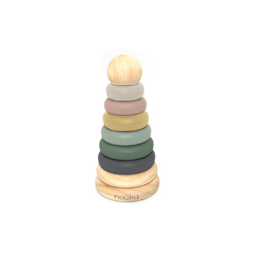 Nouka Wood and Silicone Stacker Storm Tower