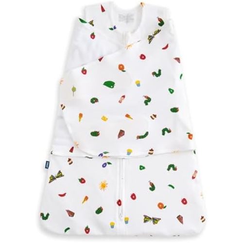 HALO 100% Cotton Sleepsack Swaddle, 3-Way Adjustable Wearable Blanket, TOG 1.5