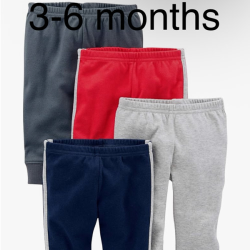 Simple Joys by Carter's Unisex Baby 4-Pack Neutral Pant