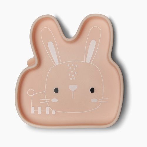 Loulou Lollipop Born to be Wild Silicone Snack Plate - Bunny