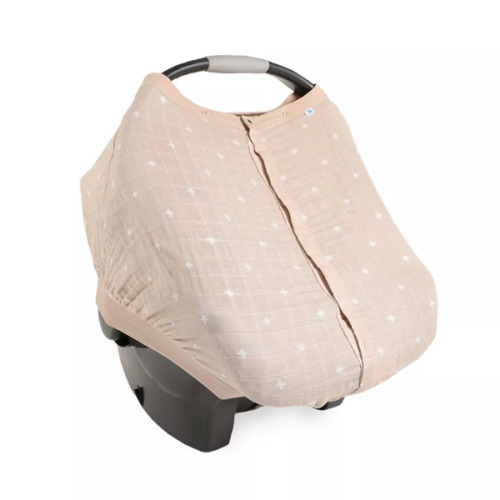 Unisex Cotton Muslin Car Seat Canopy - Baby