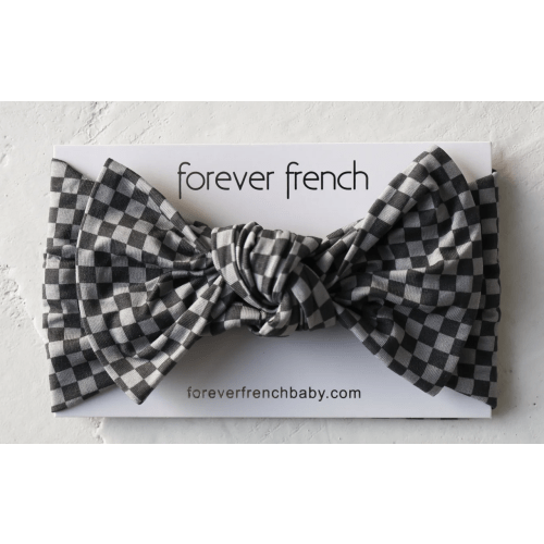 Bamboo Head Wrap | Street Micro Check