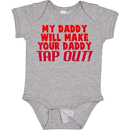 inktastic My Daddy Will Make Your Daddy Tap Out Baby Bodysuit