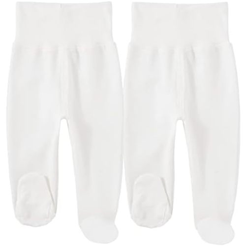 Baby Footed Pants Cotton Newborn Leggings 0-12 Months