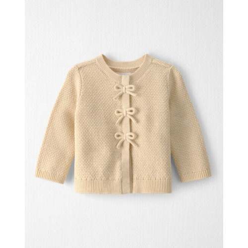 Baby Girl Organic Cotton Sweater Knit Cardigan - Little Planet | Carter's