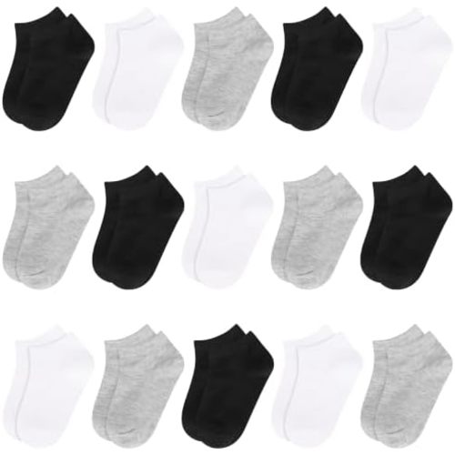 Baby Socks, 15 Pairs Ankle Socks for Baby Girls Boys 0-4 Years