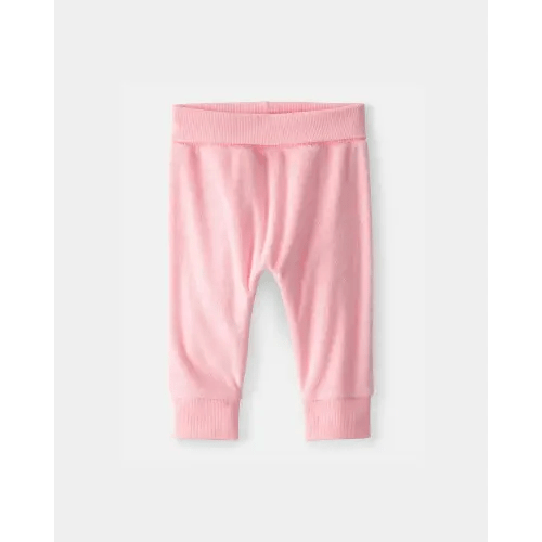 Baby Girl Terry Pants - Pink | Carter's
