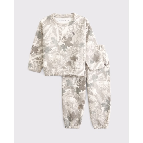 toddler essential icon crew sweatshirt set