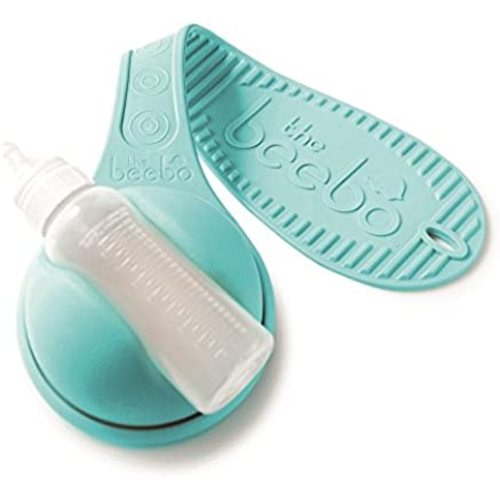 The Beebo Hands Free Bottle Holder, Upgraded – New and Improved, Teal | Baby Bottle Holder – Suitable for Most Bottle Sizes, Enhance Feeding Time for Parents and Caregivers| Anti Slip Free Hand Bottle