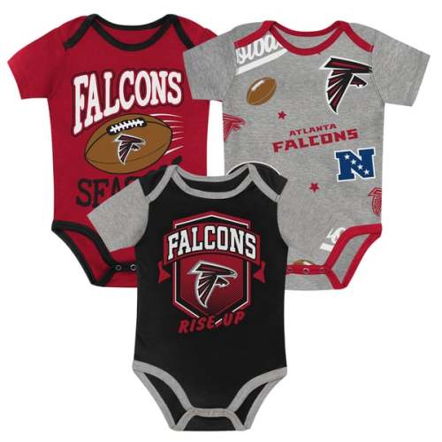 Atlanta Falcons Outerstuff Newborn First Round Pick Three-Piece Bodysuit Set